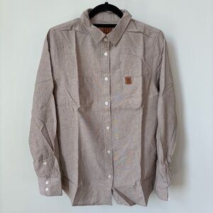 Monster ‘Java Monster’ Cotton Button Down Shirt Size L